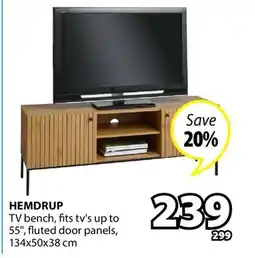 JYSK HEMDRUP TV bench offer