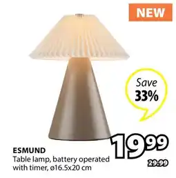 JYSK ESMUND Table lamp offer