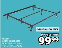 JYSK AUSTIN / METAL BEDFRAME Extendable bed frame offer