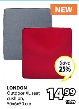 JYSK LONDON Outdoor XL seat cushion offer