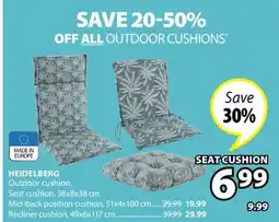 JYSK HEIDELBERG Outdoor cushion offer