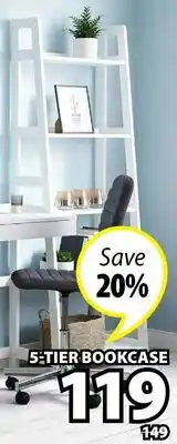 JYSK HERNING 5-TIER BOOKCASE offer