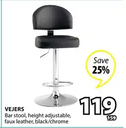 JYSK VEJERS Bar stool offer