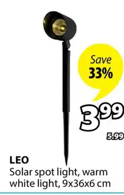 JYSK LEO Solar spot light offer
