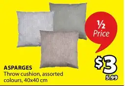 JYSK ASPARGES Throw cushion offer