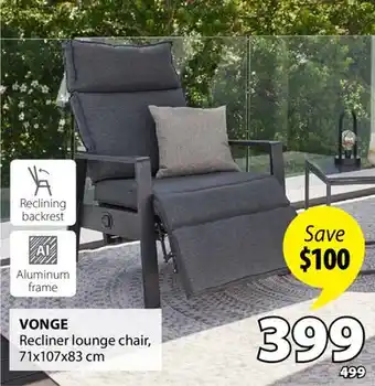JYSK VONGE Recliner lounge chair offer