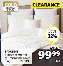 JYSK BAYONNE 5-piece comforter set offer