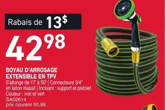 Matério BOYAU D'ARROSAGE EXTENSIBLE EN TPV offer
