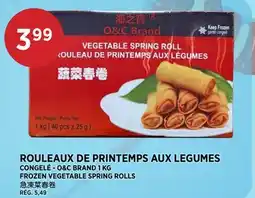 Kim Phat O&C BRAND FROZEN VEGETABLE SPRING ROLLS offer