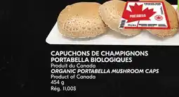 IGA ORGANIC PORTABELLA MUSHROOM CAPS offer