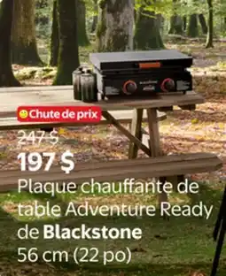 Walmart Plaque chauffante de table Adventure Ready de Blackstone 56 cm (22 po) offer