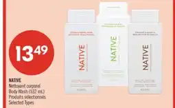 Pharmaprix NATIVE Body Wash (532 mL) offer