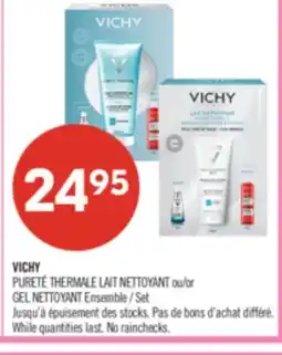 Pharmaprix VICHY PURETÉ THERMALE LAIT NETTOYANT or GEL NETTOYANT Set offer