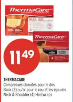 Pharmaprix THERMACARE Compresses (3) or Neck & Shoulder (4) Heatwraps offer
