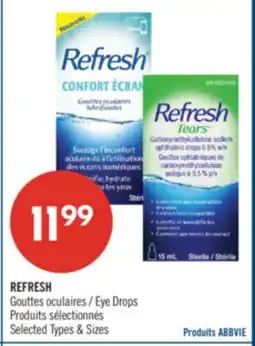 Pharmaprix REFRESH Eye Drops offer