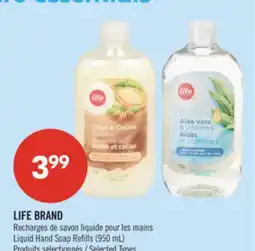 Pharmaprix LIFE BRAND Liquid Hand Soap Refills offer