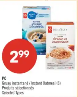 Pharmaprix PC Instant Oatmeal offer