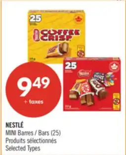 Pharmaprix NESTLÉ MINI Bars (25) offer