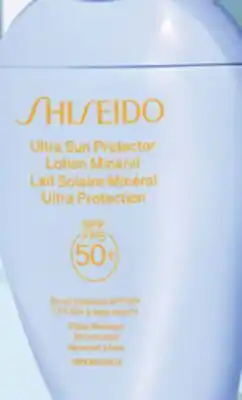 Pharmaprix Shiseido Lait solaire ultra protection FPS 50 + 150 mL offer