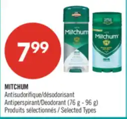 Pharmaprix MITCHUM Antiperspirant/Deodorant offer