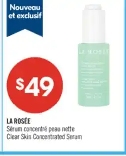 Pharmaprix LA ROSÉE Clear Skin Concentrated Serum offer