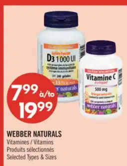 Pharmaprix WEBBER NATURALS Vitamins offer