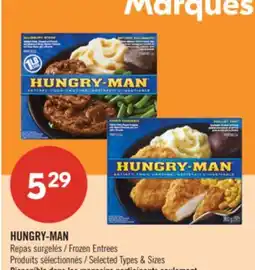Pharmaprix HUNGRY-MAN Frozen Entrees offer