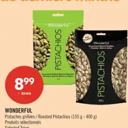 Pharmaprix WONDERFUL Roasted Pistachios offer