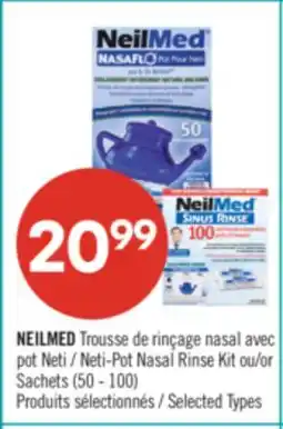 Pharmaprix NEILMED Neti-Pot Nasal Rinse Kit or Sachets offer