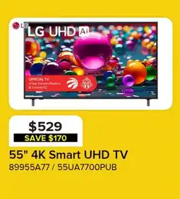 Leon's LG 55 4K Smart UHD TV - 55UA7700PUB offer