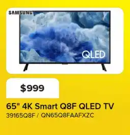 Leon's Samsung 65 4K Smart Q8F QLED TV - QN65Q8FAAFXZC offer
