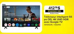 Leon's Téléviseur intelligent 55 po DEL 4K UHD HDR avec Google TV offer