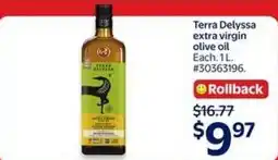 Walmart Terra Delyssa extra virgin olive oil offer