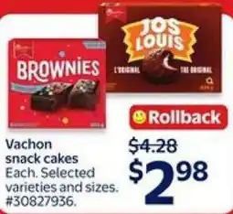 Walmart Vachon snack cakes offer
