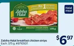 Walmart Zabiha Halal breakfast chicken strips offer