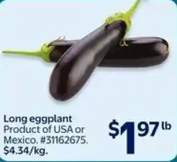 Walmart Long eggplant offer