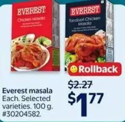 Walmart Everest masala offer