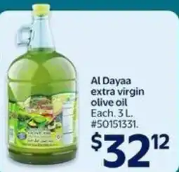 Walmart Al Dayaa extra virgin olive oil offer