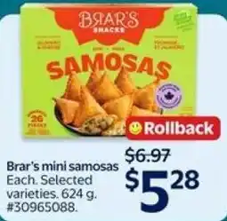 Walmart Brar's mini samosas offer