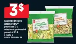 Maxi Coleslaw garden salad offer