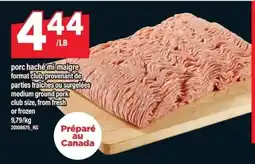Maxi Medium ground pork offer