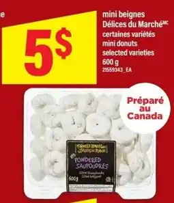 Maxi Mini donuts offer