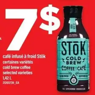 Maxi Stok cold brew coffee offer