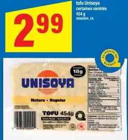 Maxi Unisoya tofu offer