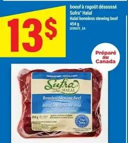 Maxi Sufra Halal boneless stewing beef offer