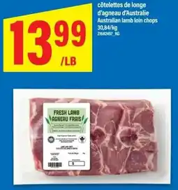 Maxi Australian lamb loin chops offer