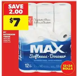 Real Canadian Superstore PC BATHROOM TISSUE offer