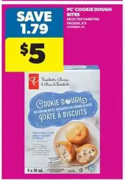 Real Canadian Superstore PC Cookie Dough Bites offer
