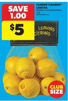 Real Canadian Superstore Farmer's Market Lemons offer