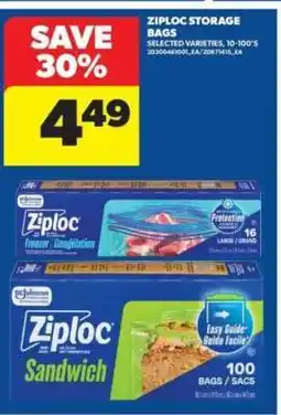 Real Canadian Superstore Ziploc Storage Bags offer
